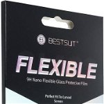 Bestsuit Hybrid glass Bestsuit Flexible 5D Full Glue pentru Samsung Galaxy A52 5G negru, Bestsuit