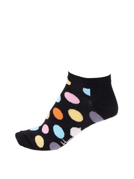 Sosete de barbati Happy Socks negre cu buline, Happy Socks