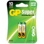 Baterie gp batteries, super alcalina aaa (lr03) 1.5v alcalina, blister 2 buc. "gp24a-2ue2" "gppca24as012" (include tv 0.16lei)