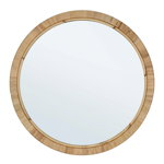 Oglinda decorativa Hakima Round, Bizzotto, Ø60 x 2 cm, ratan/MDF, natural, Bizzotto