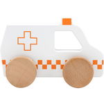 Tryco Wooden Ambulance Toy mașinuță din lemn 12m+ 1 buc, Tryco