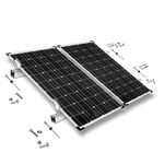 Kit montaj acoperis tabla PNI KMSOL02, 4 panouri fotovoltaice