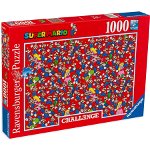 Puzzle Nintendo Challenge Super Mario Bros , 1000 piese, Multicolor, Ravensburger