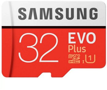 Card memorie Samsung EVO Plus (MODEL 2017/2018) microSDHC UHS-I Clasa 10 32GB + Adaptor
