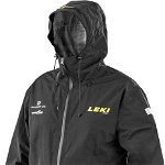 Jachetă neagră pentru bărbați Leki Rain Coat WCR Pro, 2XL, Leki