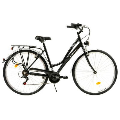 DHS City 28001 City Bike - 28 Inch, 6 Viteze, Cadru Aluminiu
