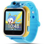 Ceas GPS Copii, iUni Kid730, 3G, DIGI Mobil, Touchscreen, GPS, LBS, Wi-Fi, Camera, buton SOS, Negru + Boxa Cadou