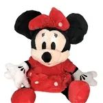 Jucarie din Plus Minnie Mouse, 28 cm, Rosu, OEM