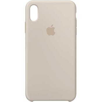Husa de protectie Apple pentru iPhone XS Max, Silicon, Stone