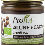 
Crema BIO de Alune cu Cacao, Vegana 220 g, Pronat
