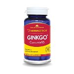 Ginkgo Curcumin 95 60cps Herbagetica, 