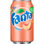 Fanta USA Peach - suc cu gust de piersică 355ml, Fanta