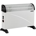 Radiator electric cu ventilator Turbo Noveen CH5000, 2000 W, 3 trepte de putere (Alb), NOVEEN