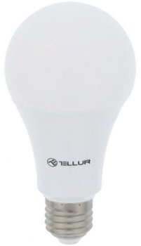 Bec LED Smart TELLUR TLL331001, E27, 10W, 1000lm, Wi-Fi, compatibil Alexa, Google Assistant