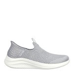 Skechers, Pantofi sport slip-in din material textil Ultra Flex 3.0, Gri