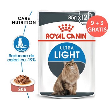 ROYAL CANIN Ultra Light Weight Care in Gravy 12x85g