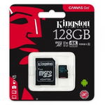 Card de memorie KINGSTON  MicroSDXC  128GB  UHS I  Clasa 10 si Adaptor