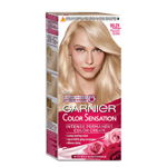 Vopsea de par permanenta Garnier Color Sensation, 10.21 Blond Perlat Delicat, cu amoniac 110 ml