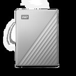 Hard Disk portabil Western Digital My Passport Ultra, 5TB, Silver