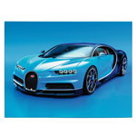 Tablou masina Bugatti Chiron - Material produs:: Poster pe hartie FARA RAMA, Dimensiunea:: 80x120 cm, 