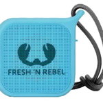 Boxa portabila FRESH 'N REBEL Rockbox Pebble, Bluetooth, Waterproof (Albastru)