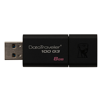 Usb flash drive kingston 16 gb datatraveler d100g3, usb 3.0, negru