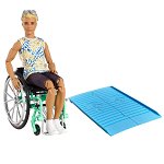 Papusa Ken Wheelchair With Accessory Barbie (gwx93) 