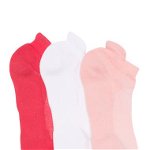 Imbracaminte Femei Z By Zella Back Tab Sport Socks - Pack of 3 Red Hibiscus