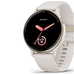 Smartwatch GARMIN Vivoactive 5 42mm, Wi-Fi, GPS, Android/iOS, silicon, Ivory/Cream Gold