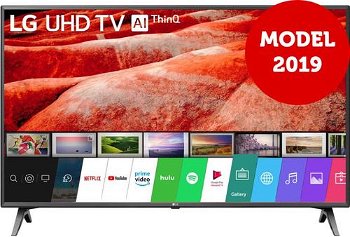 LG 65UM7510PLA 65-Inch UHD 4K HDR Smart LED TV with Freeview Play - Ceramic Black colour (2019 Model) with Alexa built-in