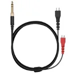 Cablu pentru casti Sennheiser HD560/HD540/HD414, Kwmobile, Negru, Plastic, 49424.01