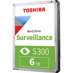 HDD Video Surveillance TOSHIBA S300 6TB SMR, 3.5'', 256MB, 5400RPM, SATA, TBW: 180