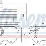 Termoflot radiator ulei (automatic manual) AUDI A3, A4, A4 ALLROAD, A5, A6, A8, Q3, Q5, TT; SEAT ALHAMBRA, ALTEA, ALTEA XL, EXEO, EXEO ST, LEON, TOLEDO III; SKODA OCTAVIA II, SUPERB II, YETI 1.8-2.0H, NISSENS