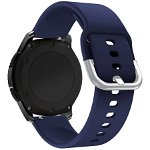 Accesoriu smartwatch Curea silicon universala Strap TYS 22mm Bleumarin, OEM