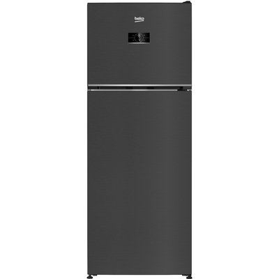 Frigider Beko B5RDNE504LXBR 477 L No Frost HarvestFresh EverFresh+ AeroFlow Umiditate controlata Display Clasa E 185 cm Dark Inox