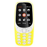 Telefon mobil Nokia 3310 2017, Dual SIM, Galben