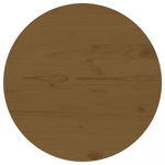 Blat de masă, maro, Ø70x2,5 cm, lemn masiv de pin