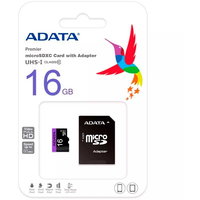 Card de Memorie ADATA Premier microSDHC UHS-I U1 16GB Class10+Ad ausdh16guicl10-ra1 Card de Memorie ADATA Premier microSDHC UHS-I U1 16GB Class10+Ad ausdh16guicl10-ra1