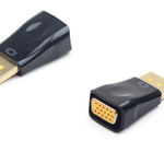 Adaptor Gembird Cablexpert DVI-D - VGA 20cm Black