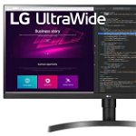 Monitor LED UltraWide 34WN750P-B 34 inch WUQHD IPS 5ms 75Hz Black, LG