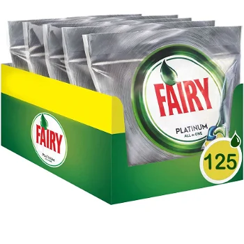 Detergent capsule pentru masina de spalat vase Fairy Platinum, 125 spalari