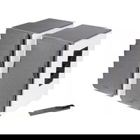 BOXE EDIFIER 2.0 RMS 42W 2 x 21W bluetooth telecomanda wireless volum bass treble optical brown R1380DB-BR timbru verde 11.00 l