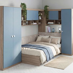 Dormitor copii ALESSIO 4, Oak, Denim, Tamos