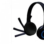 Casti Logitech "H600" USB Wireless Headset with Microphone "981-000342"  (include timbru verde 0.01 lei), nobrand