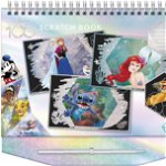 Set creativ de razuit si colorat Editie Aniversara Disney 100 de ani, Totum