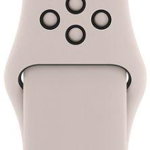 Curea Smartwatch Apple Nike Sport Band pentru Apple Watch 40mm (Crem/Negru)