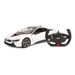 MASINA CU TELECOMANDA BMW I8 ALB SCARA 1 LA 14, Rastar 1:14