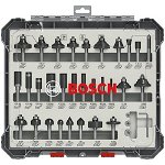 Bosch cutter set 30 pcs Mixed 8mm shank - 2607017475, Bosch Powertools