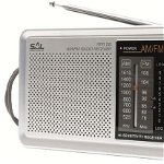 Radio portabil Sal RPR 2B, argintiu, 300 g, 155 x 100 x 45 mm
