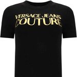 Versace Jeans Couture Thick Foil T-Shirt BLACK/GOLD